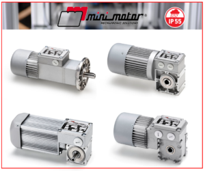 La gamme GEAR IP55 de Mini Motor - distributeur officiel France