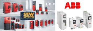Variateurs de vitesse Sew et ABB